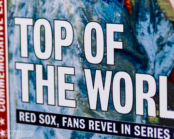 Boston Herald Red Sox 2004 World Series Front Page - OCT 28, 2004