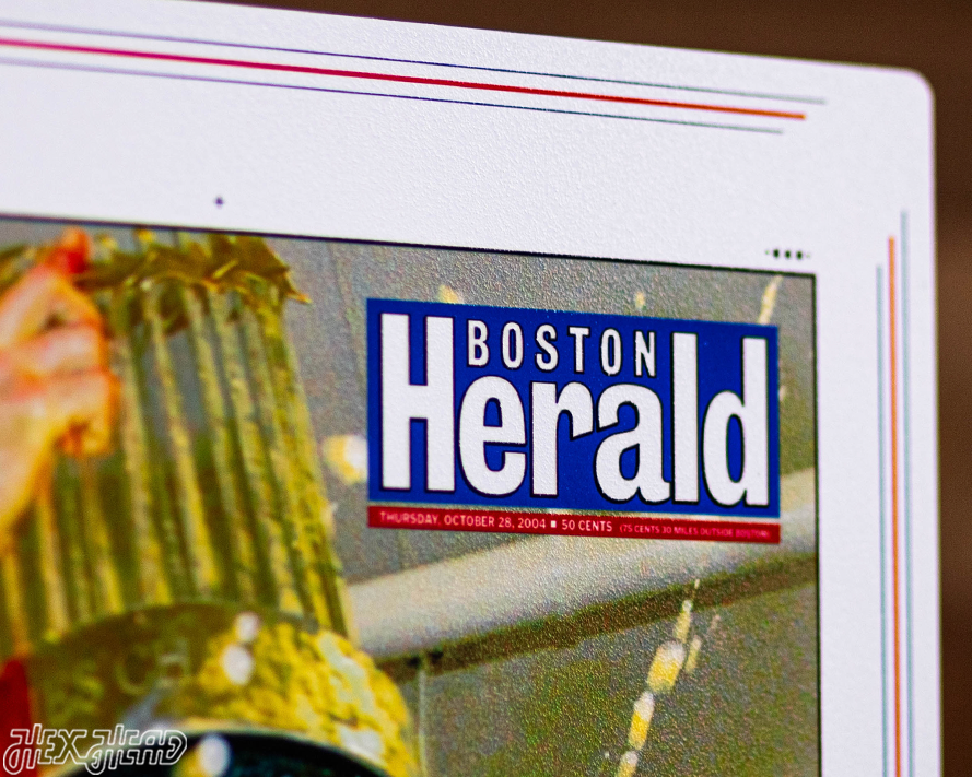Boston Herald Red Sox 2004 World Series Front Page - OCT 28, 2004