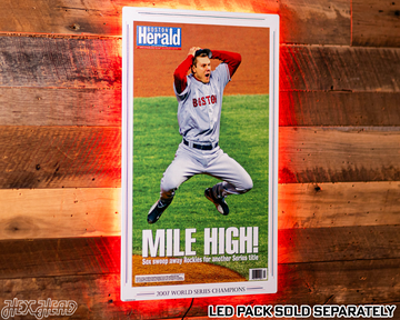 Boston Herald Red Sox 2007 World Series Front Page - OCT 29, 2007