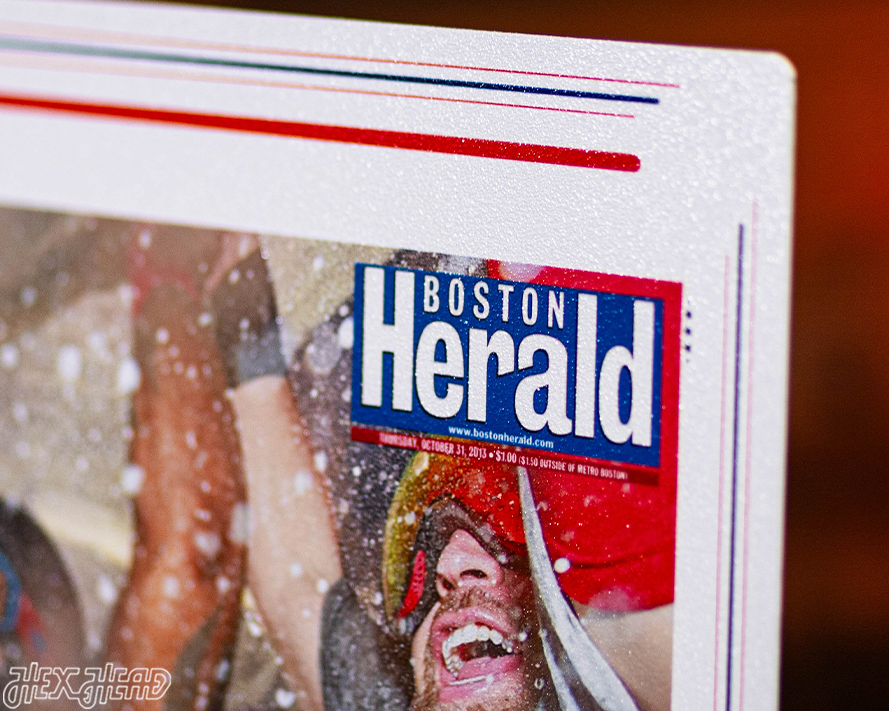 Boston Herald Red Sox 2013 World Series Front Page - OCT 31, 2013