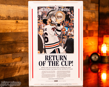 Chicago Tribune Blackhawks 2013 STANLEY CUP Front Page - JUNE 25, 2013