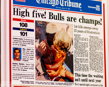 Chicago Tribune Bulls 1991 NBA FINALS Front Page - JUNE 13, 1991