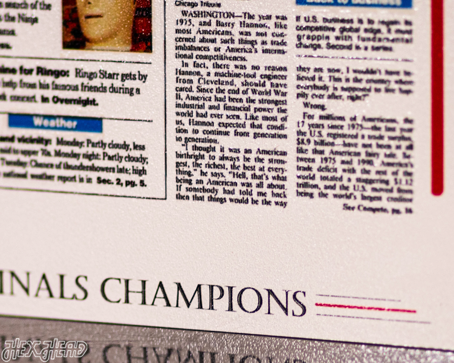 Chicago Tribune Bulls 1992 NBA FINALS Front Page - JUNE 15, 1992