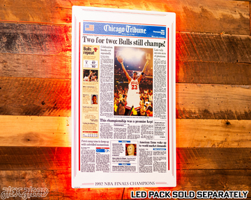 Chicago Tribune Bulls 1992 NBA FINALS Front Page - JUNE 15, 1992