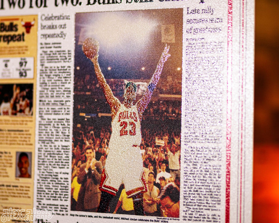 Chicago Tribune Bulls 1992 NBA FINALS Front Page - JUNE 15, 1992