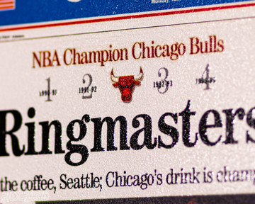Chicago Tribune Bulls 1996 NBA FINALS Front Page - JUNE 17, 1996