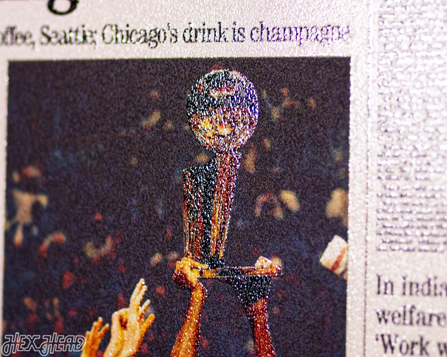 Chicago Tribune Bulls 1996 NBA FINALS Front Page - JUNE 17, 1996