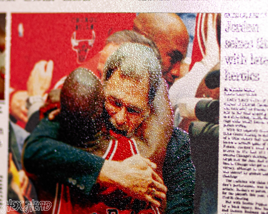 Chicago Tribune Bulls 1998 NBA FINALS Front Page - JUNE 15, 1998