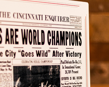 The Cincinnati Enquirer Reds 1940 WORLD SERIES Front Page - OCT 9, 1940