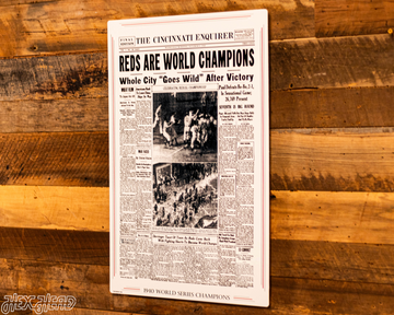 The Cincinnati Enquirer Reds 1940 WORLD SERIES Front Page - OCT 9, 1940