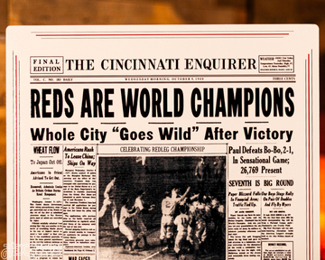 The Cincinnati Enquirer Reds 1940 WORLD SERIES Front Page - OCT 9, 1940