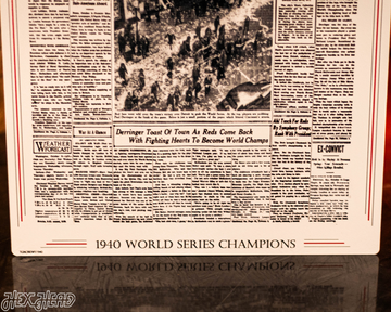 The Cincinnati Enquirer Reds 1940 WORLD SERIES Front Page - OCT 9, 1940