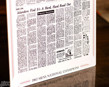 The Cincinnati Enquirer Bearcats 1962 Basketball National Champions Front Page - MAR 25, 1962