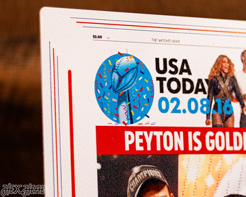 USA Today Denver Broncos 2016 Super Bowl Front Page - FEB 8, 2016