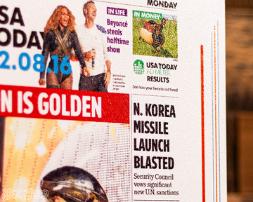 USA Today Denver Broncos 2016 Super Bowl Front Page - FEB 8, 2016