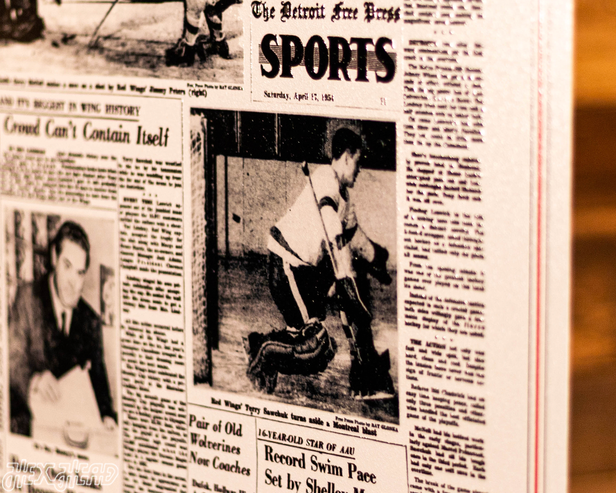 Detroit Free Press Red Wings 1954 Stanley Cup Front Page - APRIL 17, 1954