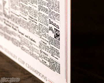 Detroit Free Press Red Wings 1955 Stanley Cup Front Page - APRIL 15, 1955