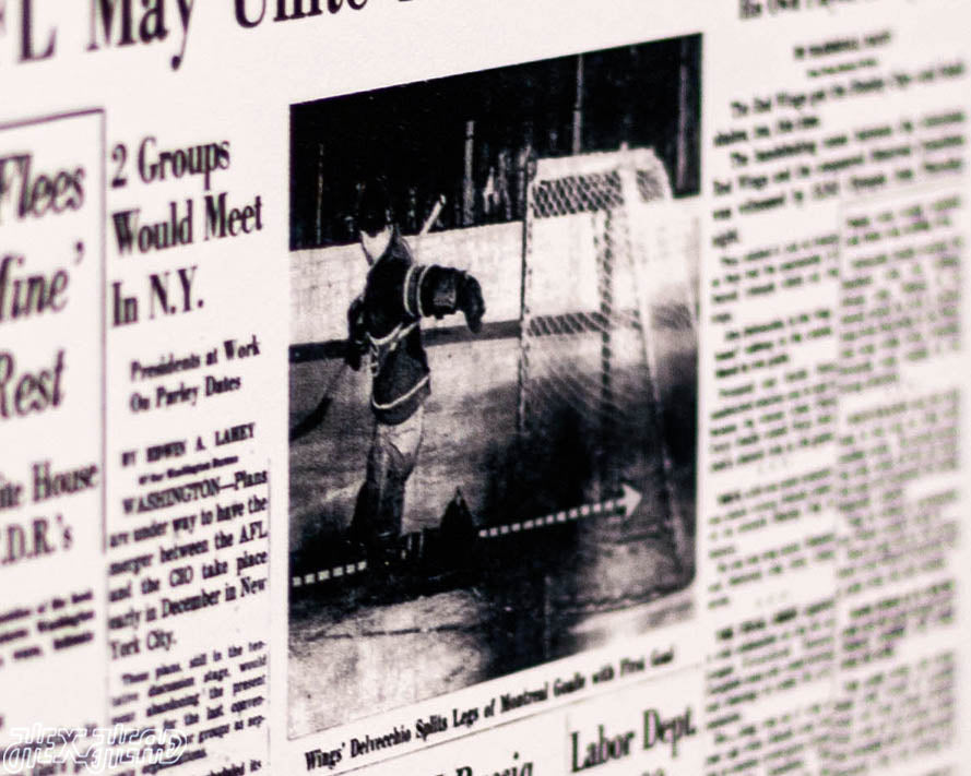 Detroit Free Press Red Wings 1955 Stanley Cup Front Page - APRIL 15, 1955