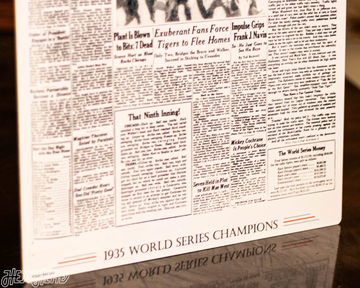 Detroit Free Press Tigers 1935 WORLD SERIES Front Page - OCT 8, 1935