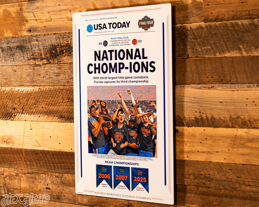 USA Today Florida Gators 2025 National Basketball Champions Front Page - April 8, 2025