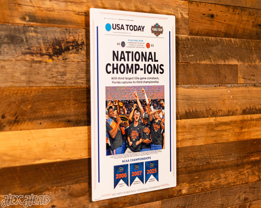 USA Today Florida Gators 2025 National Basketball Champions Front Page - April 8, 2025