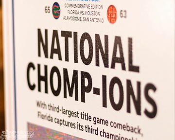 USA Today Florida Gators 2025 National Basketball Champions Front Page - April 8, 2025