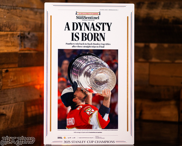 Sun Sentinel Florida Panthers 2025 STANLEY CUP Front Page - JUNE 18, 2025