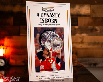 Sun Sentinel Florida Panthers 2025 STANLEY CUP Front Page - JUNE 18, 2025
