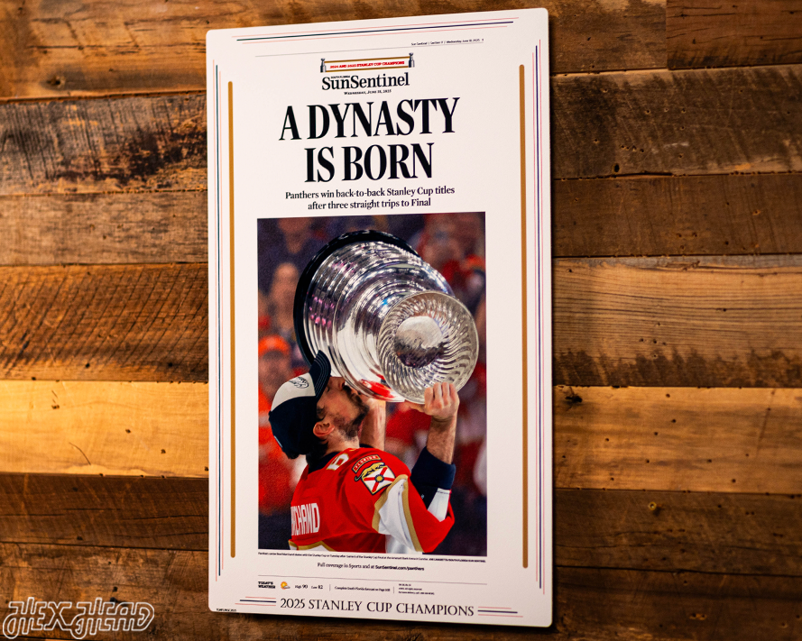 Sun Sentinel Florida Panthers 2025 STANLEY CUP Front Page - JUNE 18, 2025