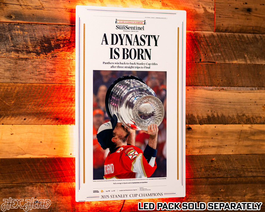 Sun Sentinel Florida Panthers 2025 STANLEY CUP Front Page - JUNE 18, 2025