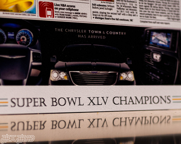 USA Today Green Bay Packers 2011 SUPER BOWL Front Page - FEB 7, 2011