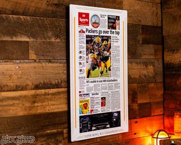 USA Today Green Bay Packers 2011 SUPER BOWL Front Page - FEB 7, 2011