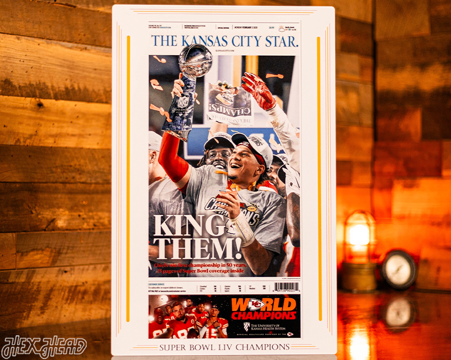 Kansas City Star Chiefs LIV SUPER BOWL Front Page - FEB 3, 2020