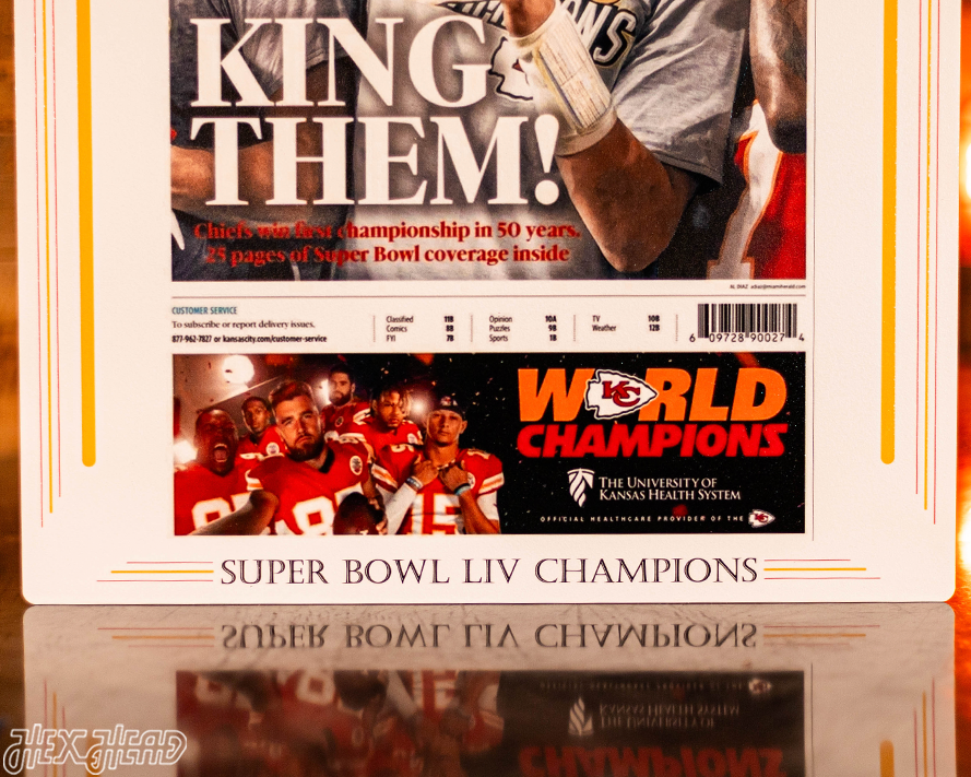 Kansas City Star Chiefs LIV SUPER BOWL Front Page - FEB 3, 2020