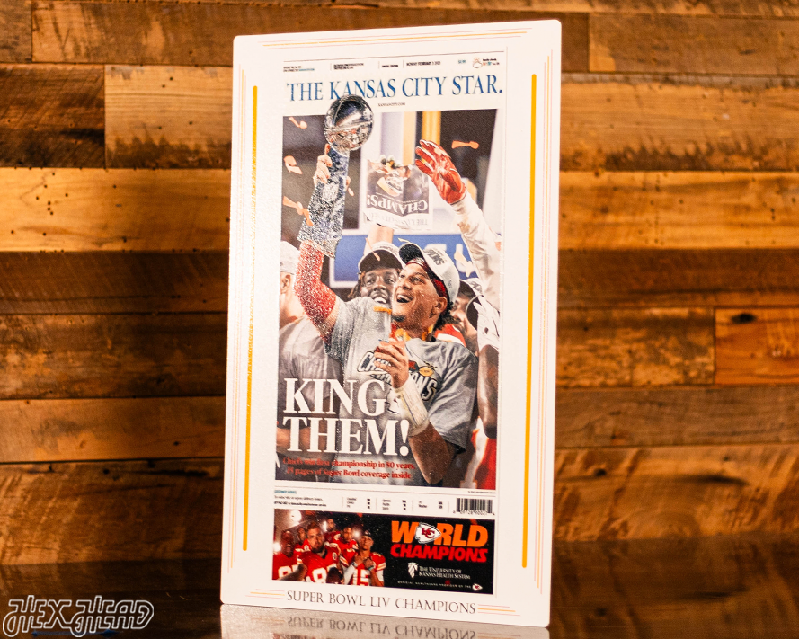 Kansas City Star Chiefs LIV SUPER BOWL Front Page - FEB 3, 2020