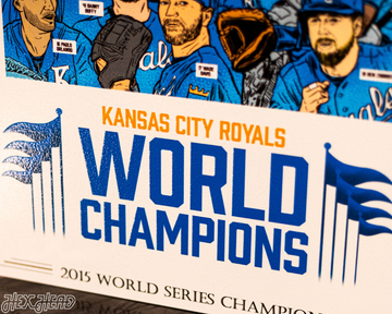 Kansas City Royals 2015 10TH Anniversary WORLD SERIES Front Page