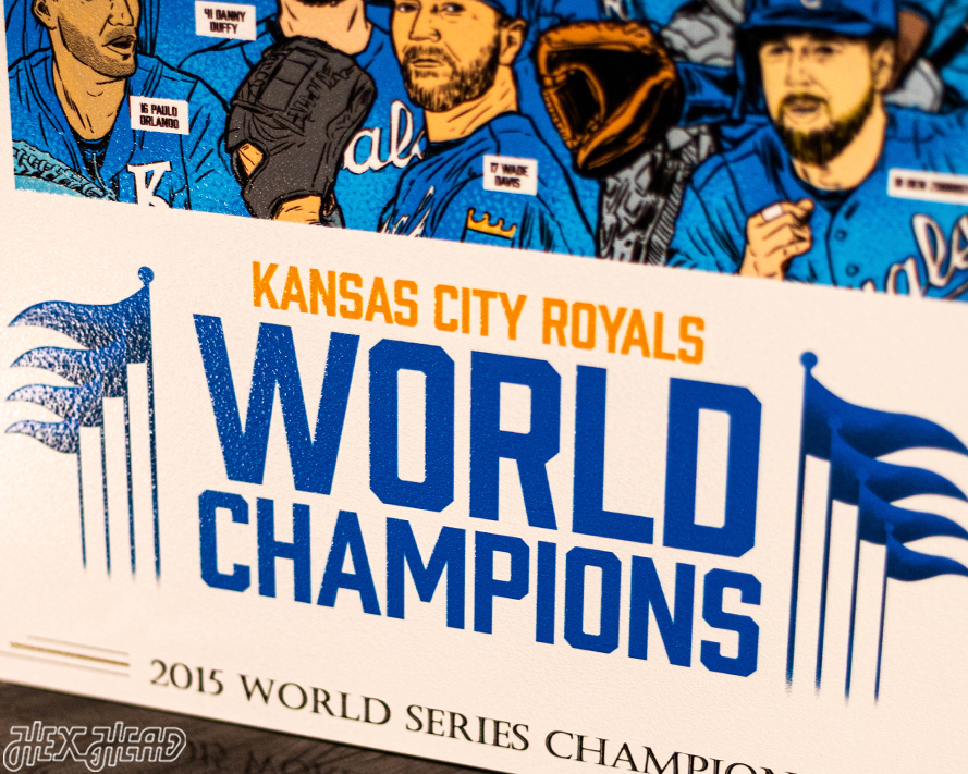 Kansas City Royals 2015 10TH Anniversary WORLD SERIES Front Page