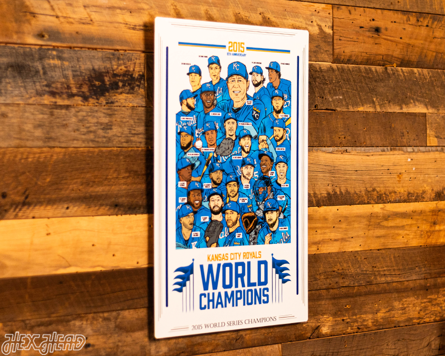 Kansas City Royals 2015 10TH Anniversary WORLD SERIES Front Page