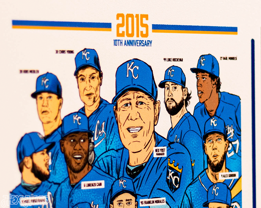 Kansas City Royals 2015 10TH Anniversary WORLD SERIES Front Page