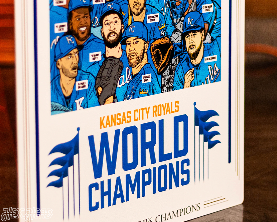 Kansas City Royals 2015 10TH Anniversary WORLD SERIES Front Page