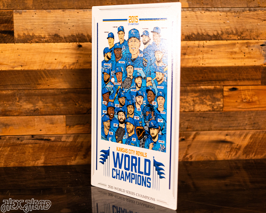 Kansas City Royals 2015 10TH Anniversary WORLD SERIES Front Page