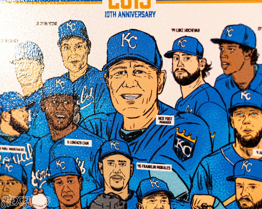 Kansas City Royals 2015 10TH Anniversary WORLD SERIES Front Page