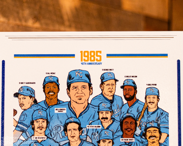 Kansas City Royals 1985 40TH Anniversary WORLD SERIES Front Page