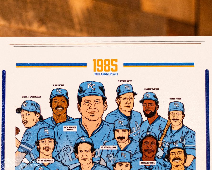 Kansas City Royals 1985 40TH Anniversary WORLD SERIES Front Page
