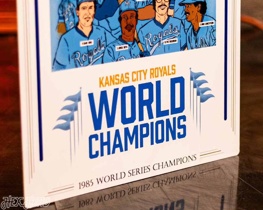 Kansas City Royals 1985 40TH Anniversary WORLD SERIES Front Page