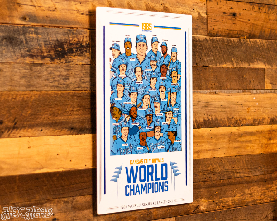 Kansas City Royals 1985 40TH Anniversary WORLD SERIES Front Page