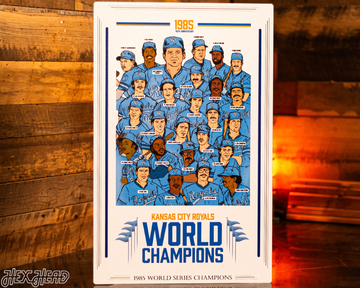 Kansas City Royals 1985 40TH Anniversary WORLD SERIES Front Page