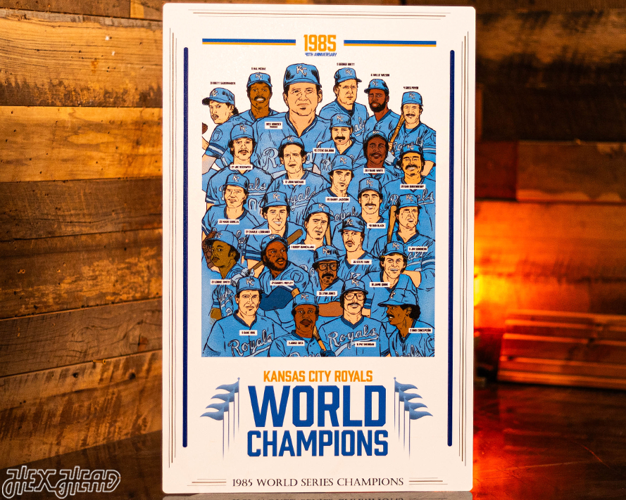 Kansas City Royals 1985 40TH Anniversary WORLD SERIES Front Page