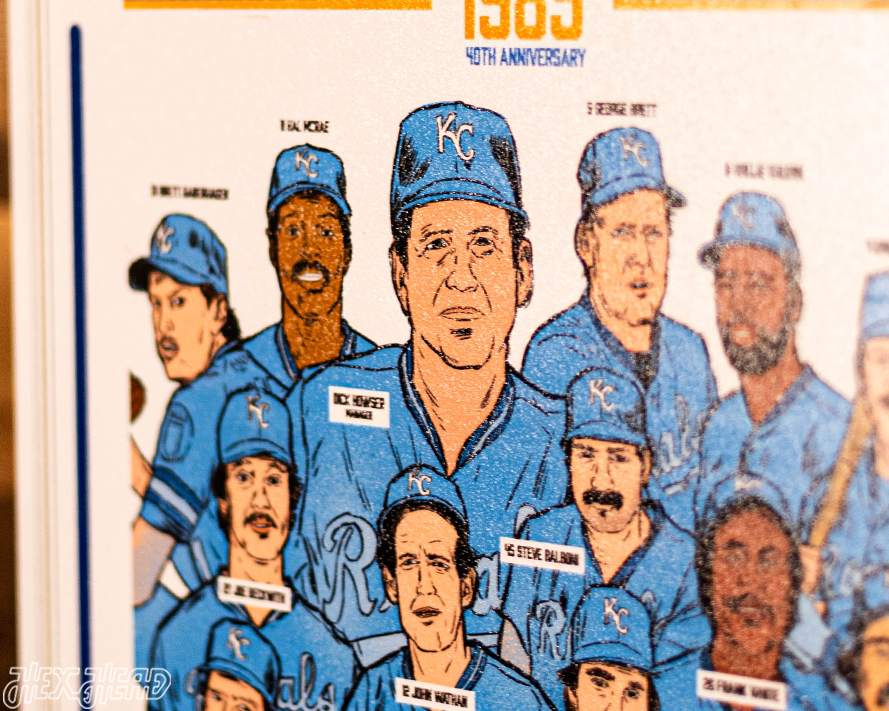 Kansas City Royals 1985 40TH Anniversary WORLD SERIES Front Page