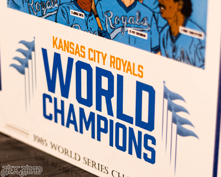 Kansas City Royals 1985 40TH Anniversary WORLD SERIES Front Page